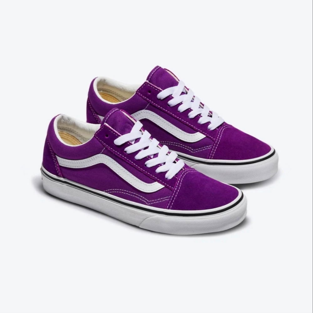 VANSUnisex Vans Canvas Old Skool Shoes Purple Magic